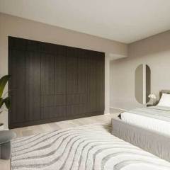 Eg, vild finér, skiffer brun lak. Profil L4