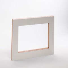 19 mm hvid laminat, profil L4