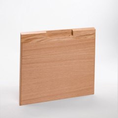 Cut Out, eg vild finér, natur lak