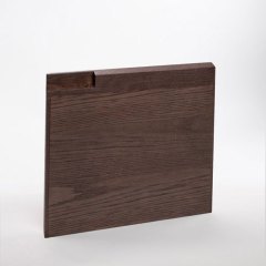 Cut Out, eg vild finér, skiffer brun lak