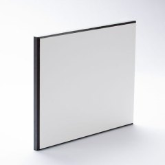 L2, hvid laminat, eg sort lak