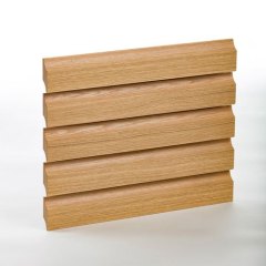 S-line, eg kvartskåret finér, natur lak