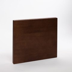 L4, eg kvartskåret finér, mokka lak