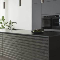 Eg skiffer brun. Profil massiv S-Line