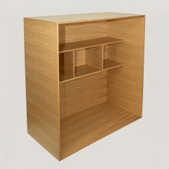 Kaffereol - 19 mm, 2 hylder og 2 skillerum