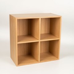 Reol -16 mm, 1 hylde, 2 skillerum